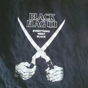 Black Flag vintage style shirt